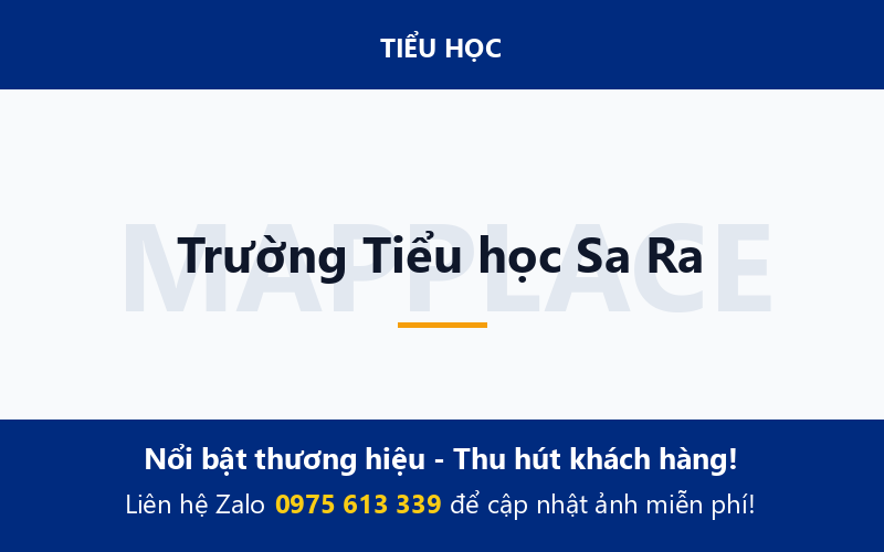 Trường Tiểu học Sa Ra