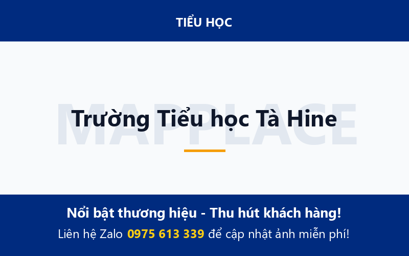 Trường Tiểu học Tà Hine
