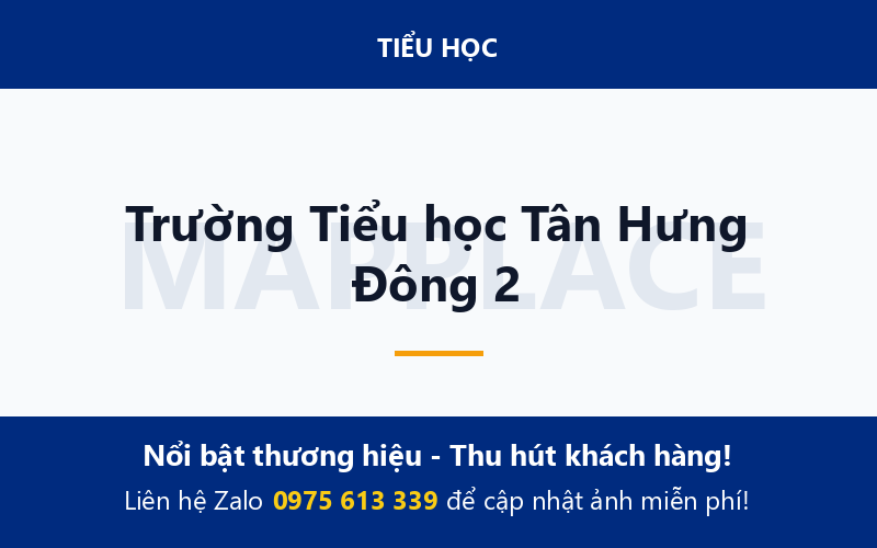 Trường Tiểu học Tân Hưng Đông 2