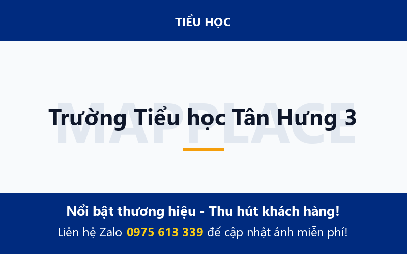 Trường Tiểu học Tân Hưng 3