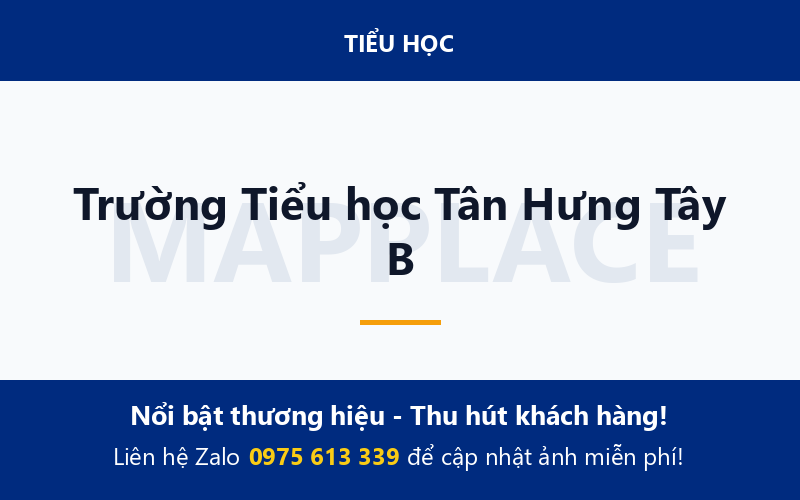 Trường Tiểu học Tân Hưng Tây B
