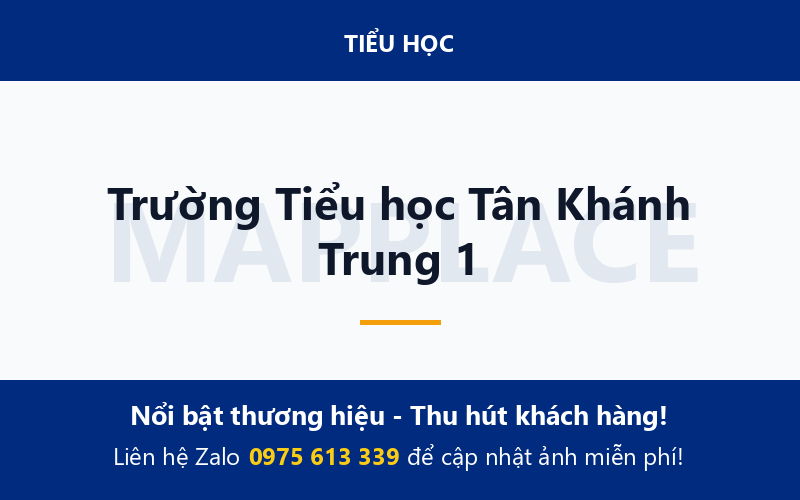 Trường Tiểu học Tân Khánh Trung 1