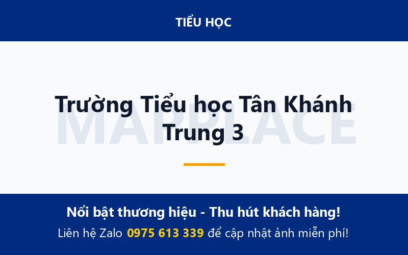 Trường Tiểu học Tân Khánh Trung 3