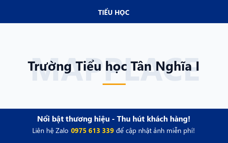 Trường Tiểu học Tân Nghĩa I