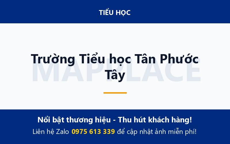 Trường Tiểu học Tân Phước Tây