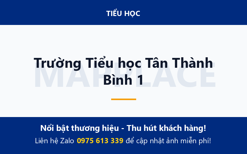 Trường Tiểu học Tân Thành Bình 1