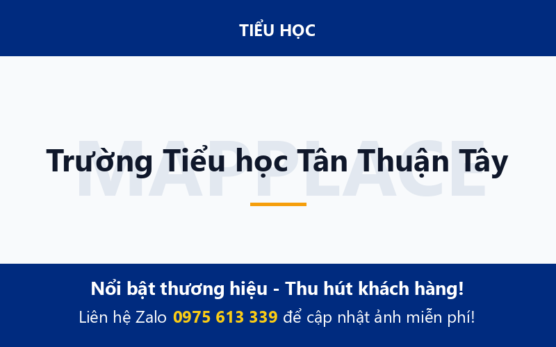 Trường Tiểu học Tân Thuận Tây
