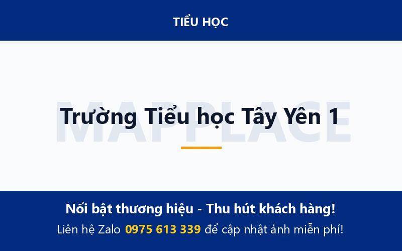 Trường Tiểu học Tây Yên 1