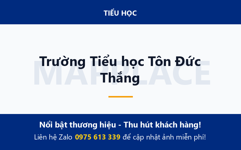 Trường Tiểu học Tôn Đức Thắng