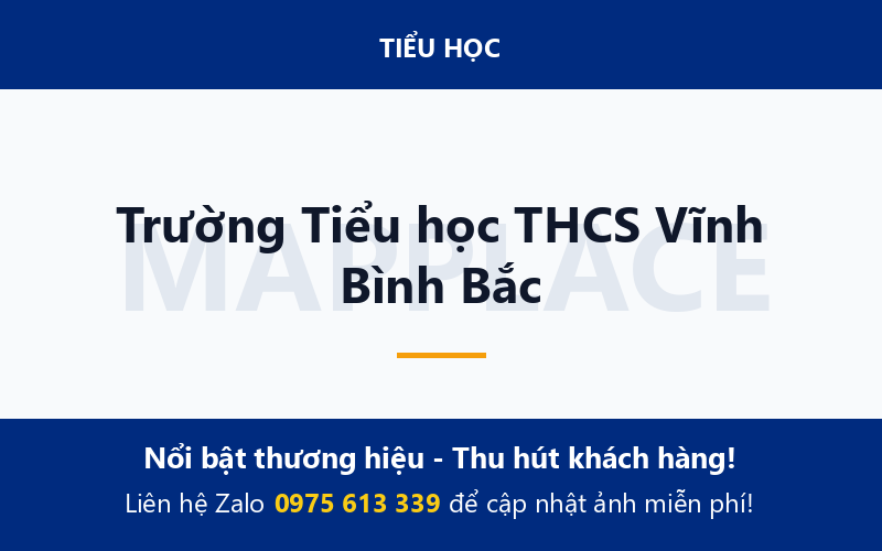 Trường Tiểu học THCS Vĩnh Bình Bắc
