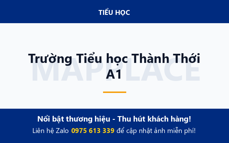 Trường Tiểu học Thành Thới A1