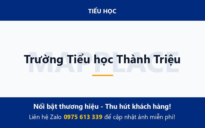 Trường Tiểu học Thành Triệu