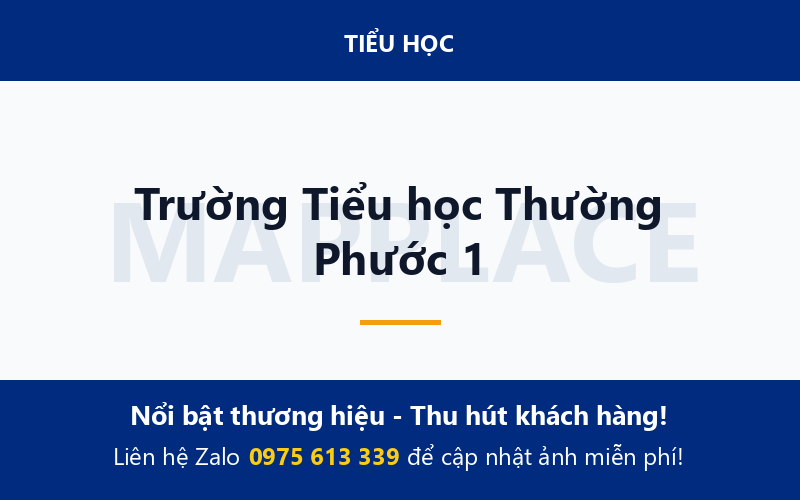 Trường Tiểu học Thường Phước 1