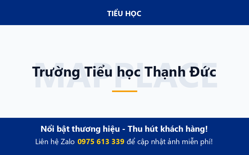 Trường Tiểu học Thạnh Đức