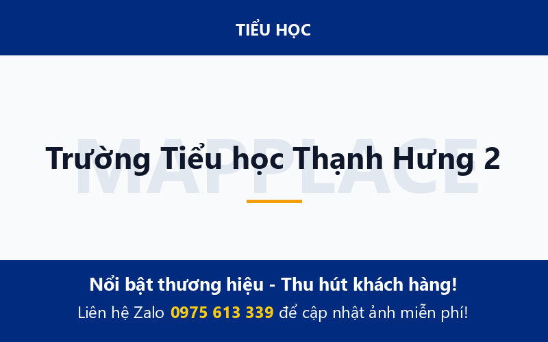 Trường Tiểu học Thạnh Hưng 2