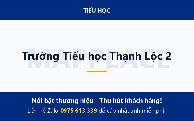 Trường Tiểu học Thạnh Lộc 2