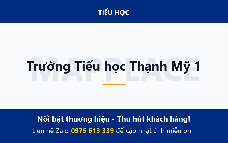 Trường Tiểu học Thạnh Mỹ 1