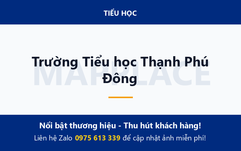 Trường Tiểu học Thạnh Phú Đông
