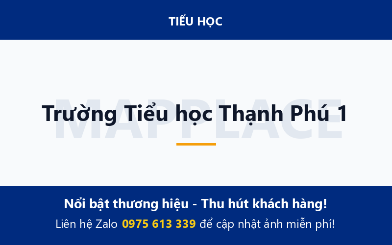 Trường Tiểu học Thạnh Phú 1