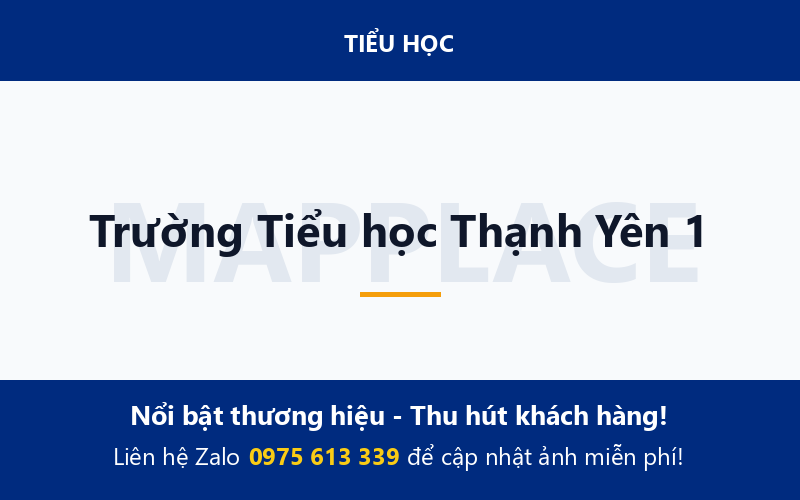 Trường Tiểu học Thạnh Yên 1