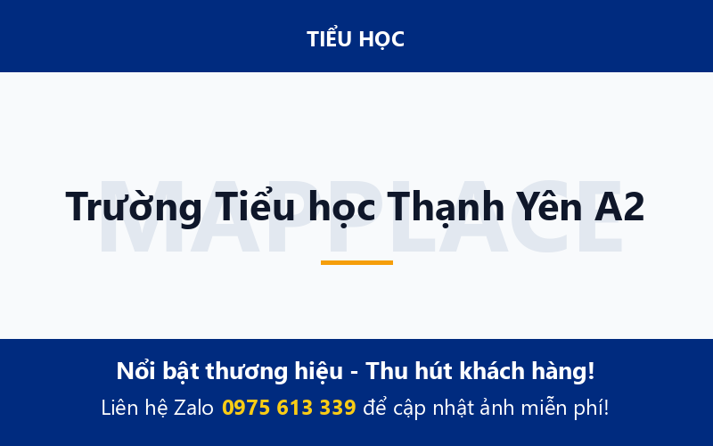 Trường Tiểu học Thạnh Yên A2