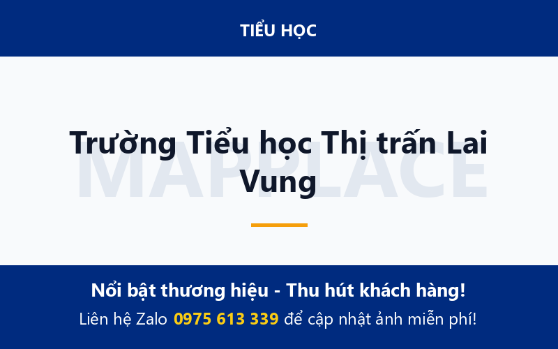 Trường Tiểu học Thị trấn Lai Vung
