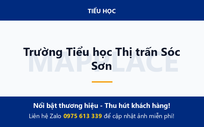 Trường Tiểu học Thị trấn Sóc Sơn
