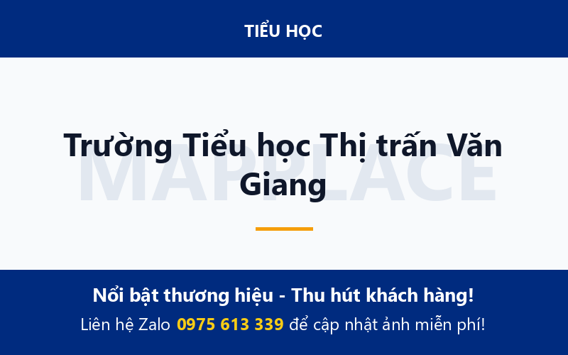 Trường Tiểu học Thị trấn Văn Giang