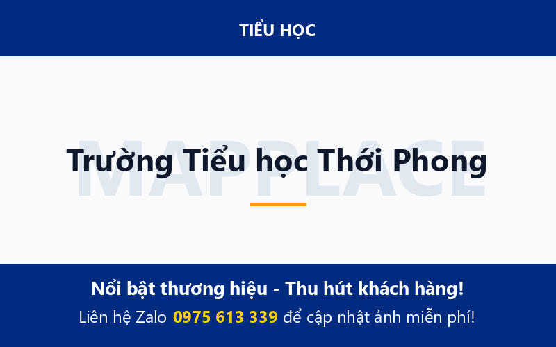 Trường Tiểu học Thới Phong