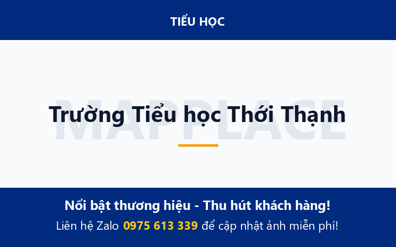 Trường Tiểu học Thới Thạnh