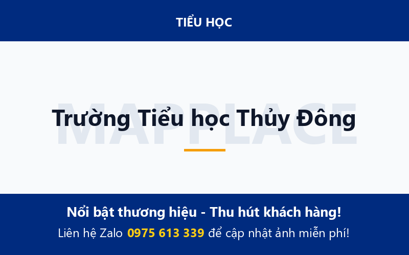 Trường Tiểu học Thủy Đông
