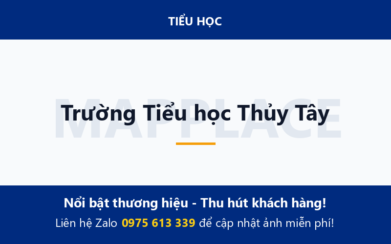 Trường Tiểu học Thủy Tây