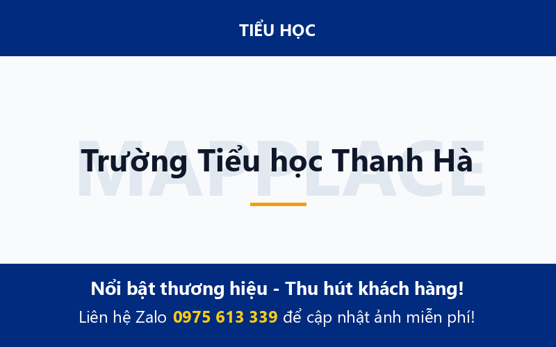 Trường Tiểu học Thanh Hà