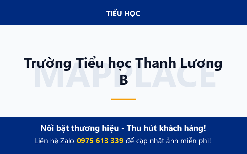 Trường Tiểu học Thanh Lương B