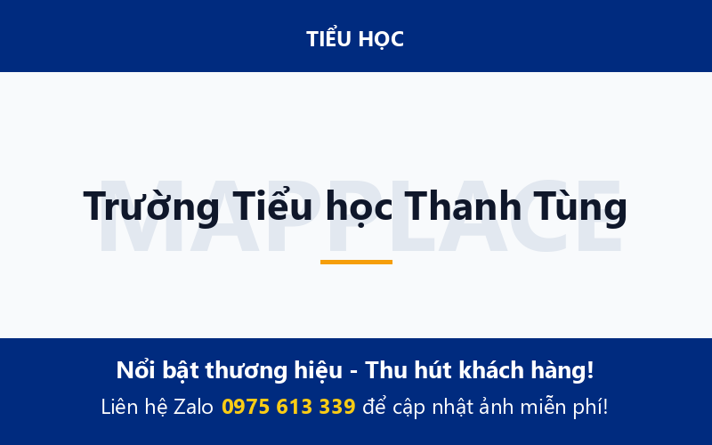 Trường Tiểu học Thanh Tùng