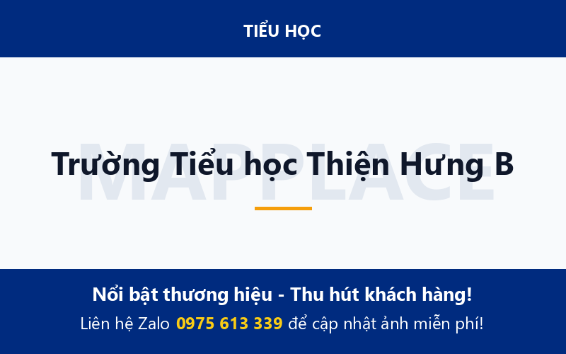 Trường Tiểu học Thiện Hưng B