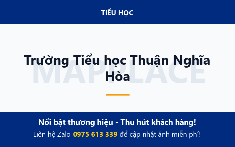 Trường Tiểu học Thuận Nghĩa Hòa