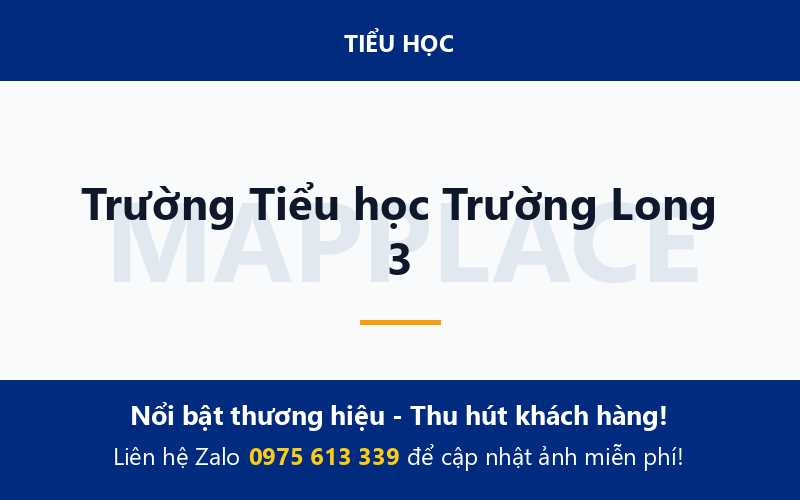 Trường Tiểu học Trường Long 3