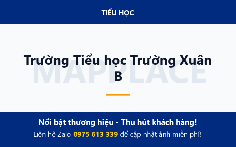 Trường Tiểu học Trường Xuân B