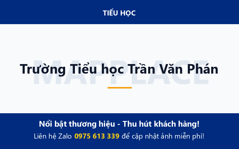 Trường Tiểu học Trần Văn Phán