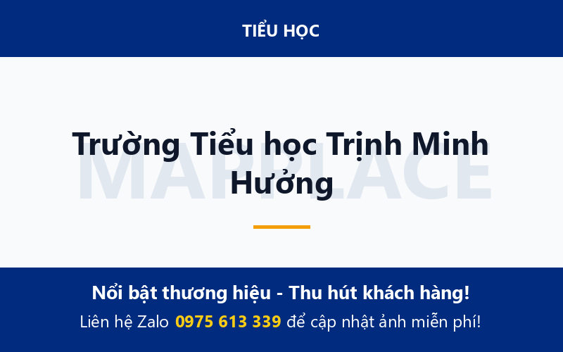 Trường Tiểu học Trịnh Minh Hưởng