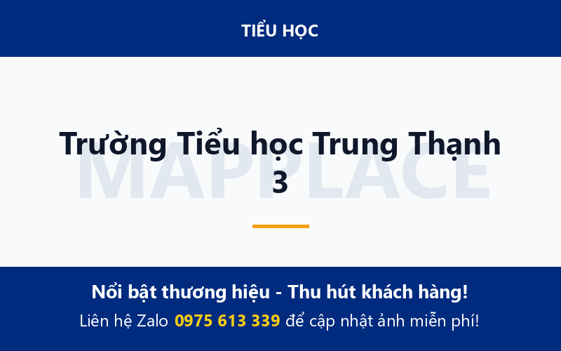 Trường Tiểu học Trung Thạnh 3
