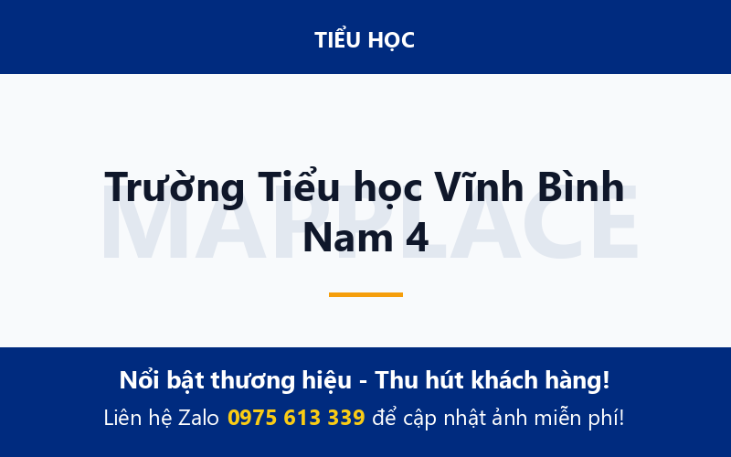 Trường Tiểu học Vĩnh Bình Nam 4