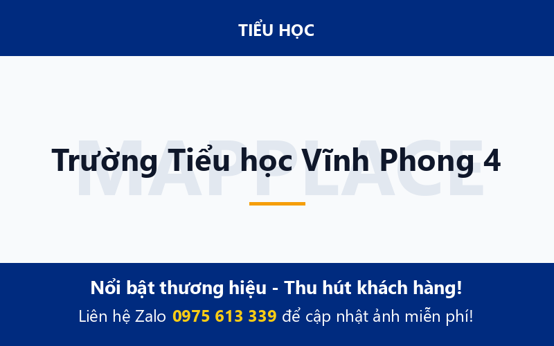 Trường Tiểu học Vĩnh Phong 4