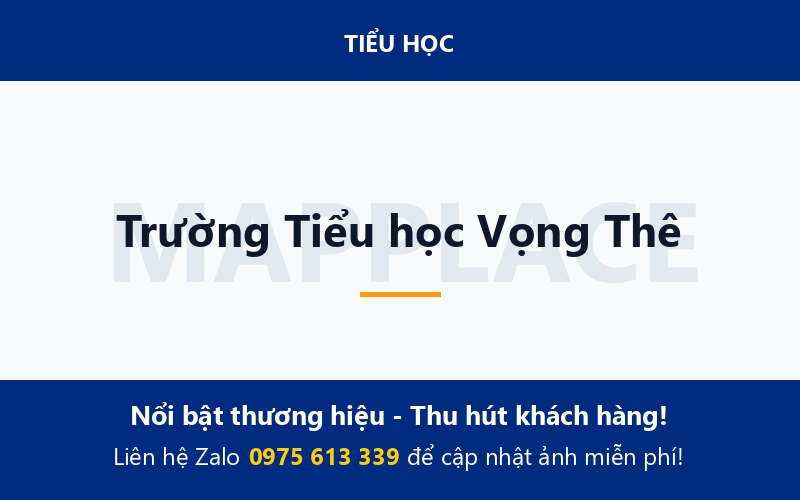 Trường Tiểu học Vọng Thê