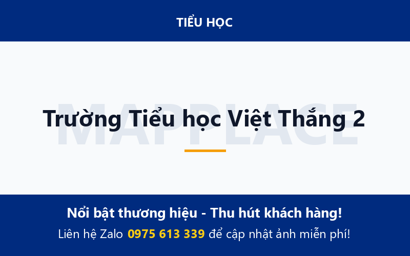 Trường Tiểu học Việt Thắng 2