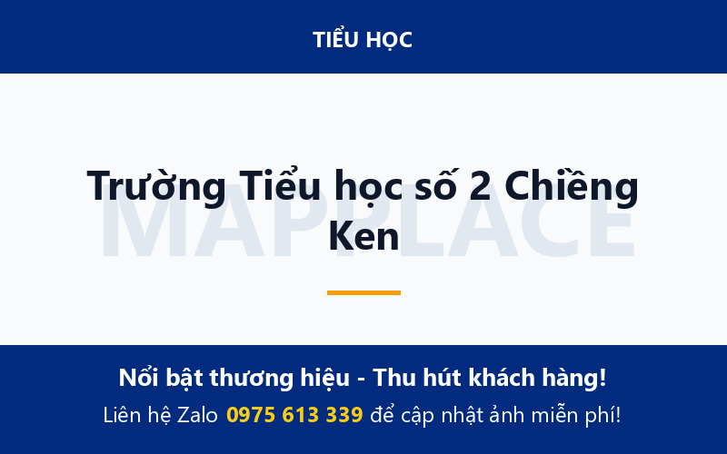 Trường Tiểu học số 2 Chiềng Ken