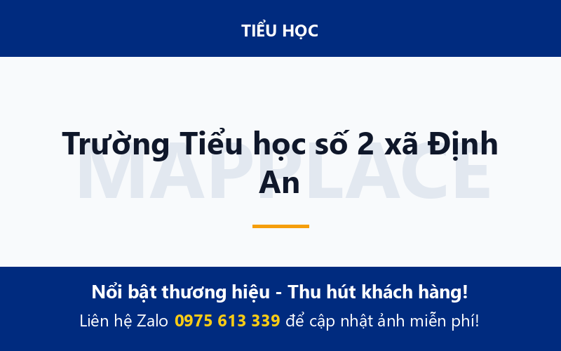 Trường Tiểu học số 2 xã Định An