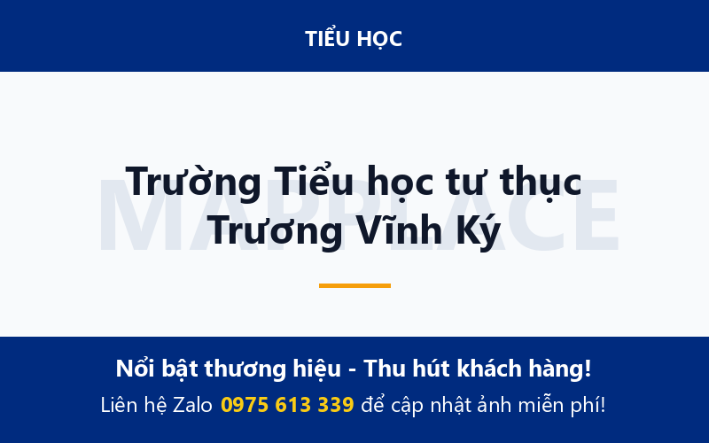 Trường Tiểu học tư thục Trương Vĩnh Ký
