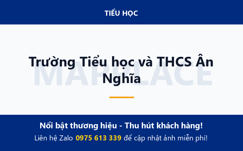 Trường Tiểu học và THCS Ân Nghĩa